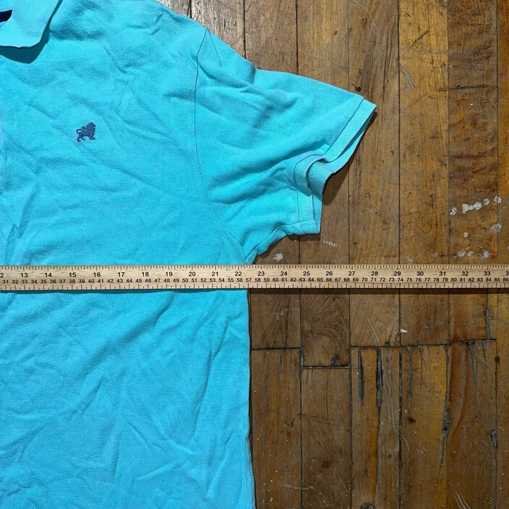 Old Navy Polo Shirt‎ Boys XL Blue Regular Fit Short Sleeve Logo Golf Performance
